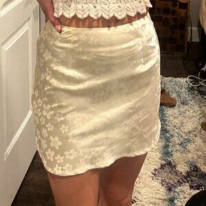 PRINCESS POLLY SATIN MINI SKIRT